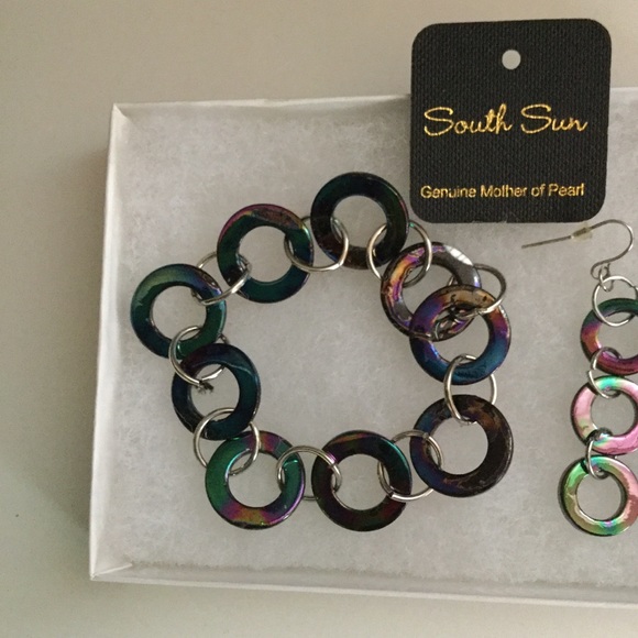 Multicolored Bracelet & Earings - Picture 3 of 3
